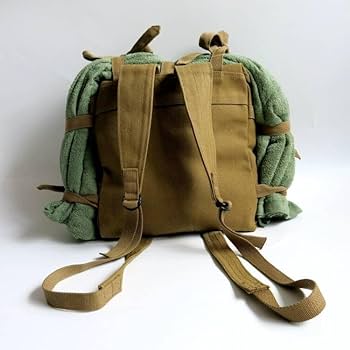 Amazon.co.jp: 日本陸軍 兵用九九式背嚢+毛布+飯盒セット 蛸足